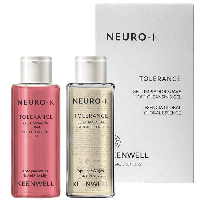 KEENWELL NEURO-K TOLERANCE (ŠVELNUS VALOMASIS GELIS 100ML + ESENCIJA 100ML) KELIONINIS RINKINYS
