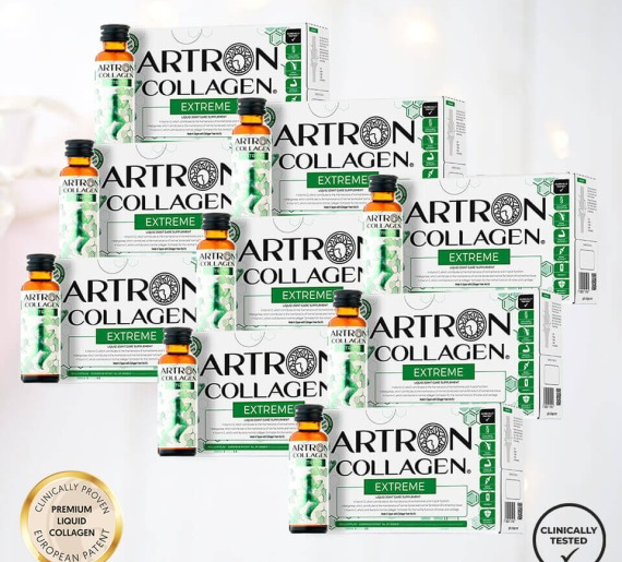 9 Gold Collagen ARTRON EXTREME dėžutės (pilnas 3 mėnesių kursas)