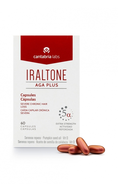 IRALTONE AGA PLUS MAISTO PAPILDAS, 60 KAPSULIŲ