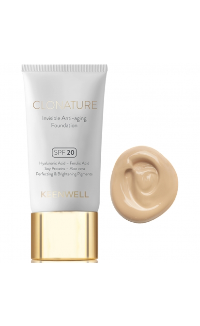 KEENWELL CLONATURE JAUNINANTIS MAKIAŽO PAGRINDAS SPF20, 30 ML (Nr.2)