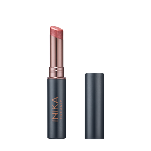 INIKA ORGANIC LŪPŲ BALZAMAS SU SPALVA - Rose, 3.5 g