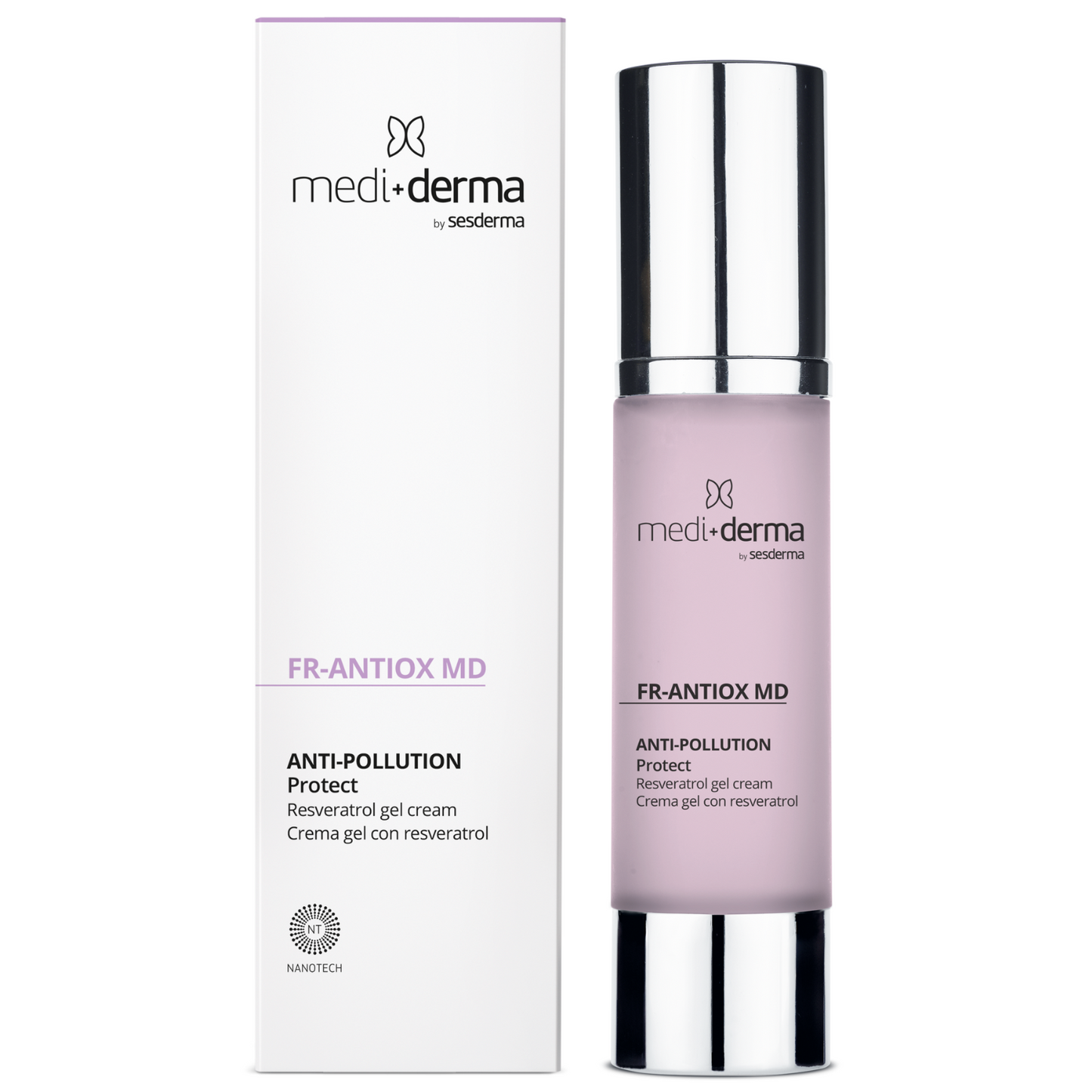 MEDIDERMA HOMECARE ANTI-POLLUTION GELINIS VEIDO KREMAS SU ANTIOKSIDANTAIS, 50 ML
