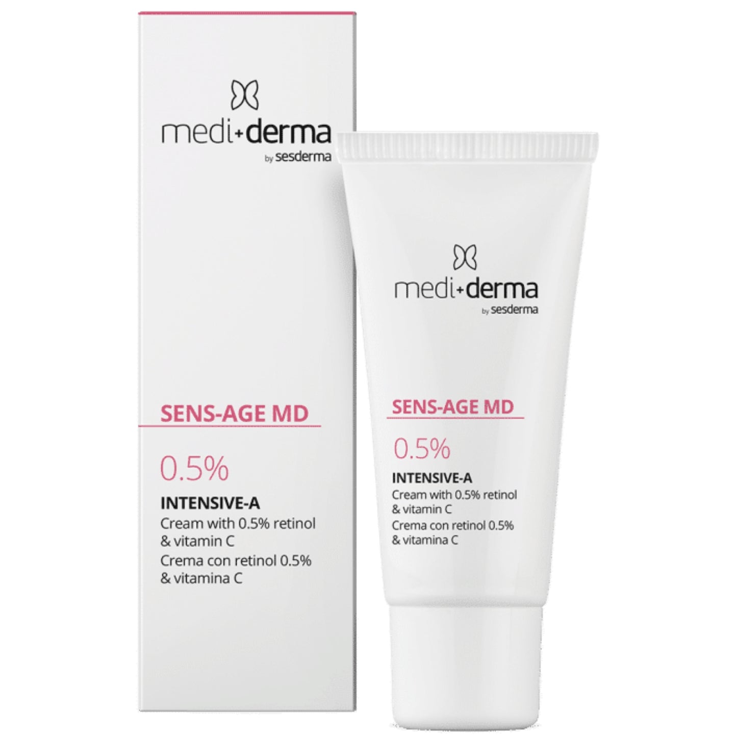 MEDIDERMA HOMECARE INTENSIVE-A NAKTINIS VEIDO KREMAS SU 0,5% RETINOLIU, 30 ML
