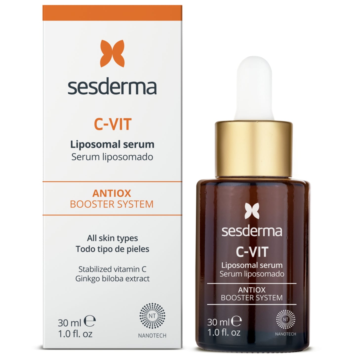 SESDERMA C-VIT SKAISTINANTIS LIPOSOMINIS SERUMAS, 30 ML