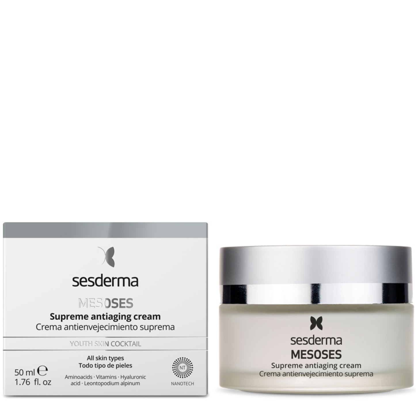 SESDERMA MESOSES VEIDO KREMAS KOLAGENO SINTEZEI, 50 ML
