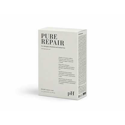 Rinkinys plaukų atstatymui „pH Laboratories PURE REPAIR DUO KIT“ 400 ML + 200 ml