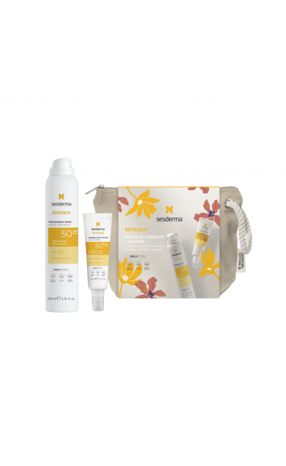 SESDERMA REPASKIN RINKINYS (APSAUGINIS FLUIDAS 50 ML + APSAUGINIS PURŠKIKLIS 200 ML)
