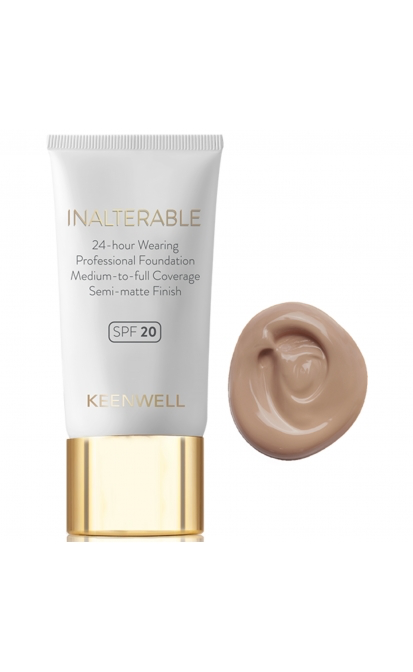 KEENWELL INALTERABLE SKYSTAS MAKIAŽO PAGRINDAS SU SPF20, 30 ml (Nr. 4)