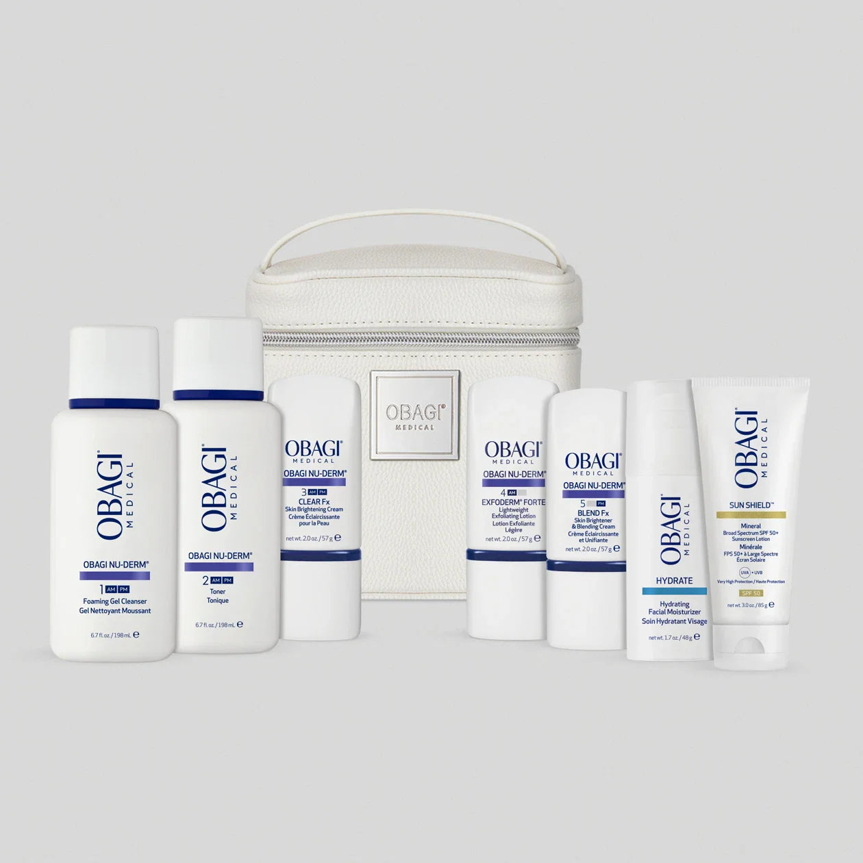 Obagi Medical NU-DERM FX® SYSTEM - Normal To Oily Sistema - Normaliai ir Riebiai Odai