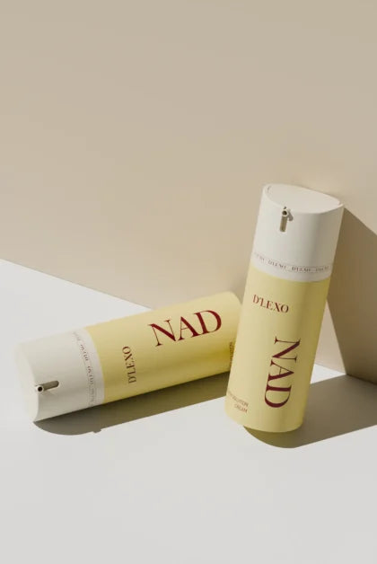 DERMALINE D’LEXO NAD Power Solution Cream Energizuojantis, Skaistinantis Veido Kremas Su NAD, Niacinamidu Ir Pažangiu Peptidų Kompleksu, 100 Ml