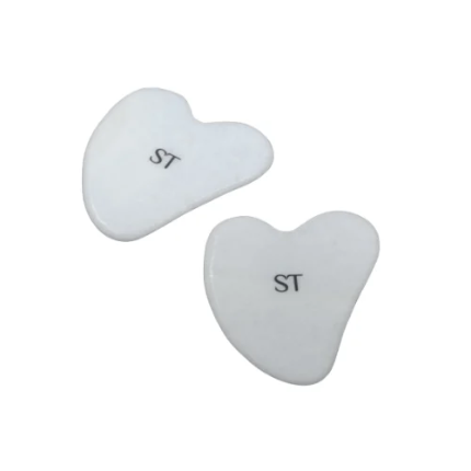 Selvert Thermal GUA SHA MASSAGE STONE/ Nefrito Akmens GUA SHA Plokštelės, 2 Vnt.