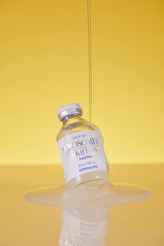 Dermaline D’Lexo Milk Exosomes Solution Ampoule su egzosomom, azijine centele ir adenozinu, 35 ml.
