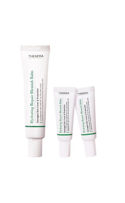 THESERA HYDRATING REPAIR BLEMISH BALM VEIDO KREMAS SU SPALVA SPF 30, 10 ML (1 ATSPALVIS)