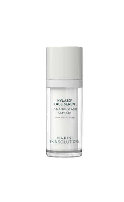 MARINI SKINSOLUTIONS HYLA3D® FACE SERUM INTENSYVIAI DRĖKINANTIS HIALURONO RŪGŠTIES SERUMAS, 30 ML.