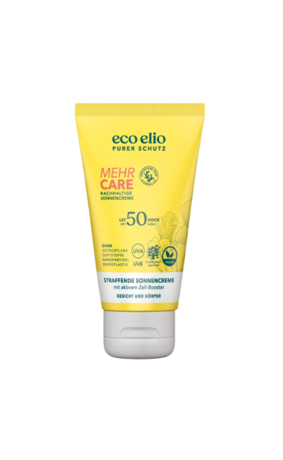 ECO ELIO MORE CARE STANGRINAMASIS KREMAS NUO SAULĖS SPF 50, 75 ML