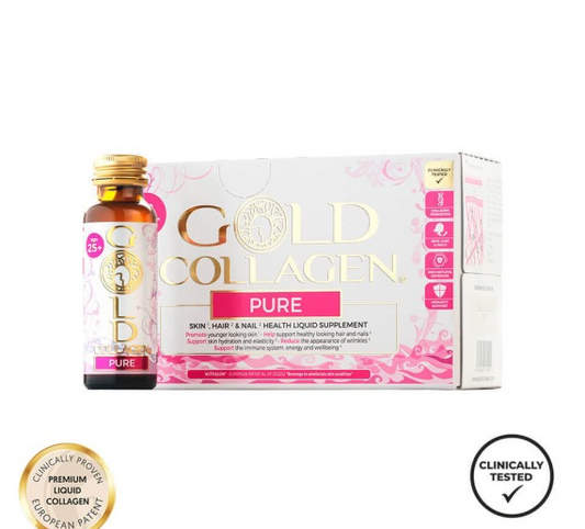 PURE+25 Gold Collagen geriamas kolagenas odai, nagams, plaukams