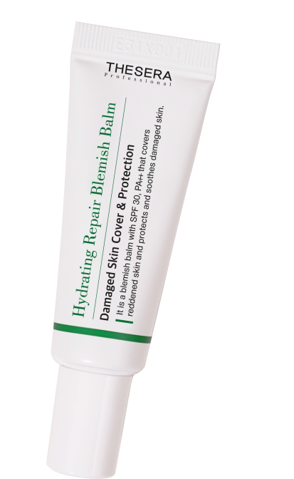 THESERA HYDRATING REPAIR BLEMISH BALM VEIDO KREMAS SU SPALVA SPF 30, 10 ML (2 ATSPALVIS)