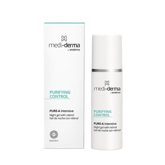 MEDIDERMA HOMECARE PURE-A INTENSIVE NIGHT SEBUM-REGULATING GEL, 30 ML