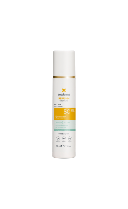 SESDERMA REPASKIN URBAN 365 APSAUGINĖ PRIEMONĖ SU SPF50 RIEBIAI ODAI, 50 ML