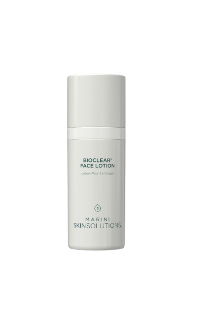 MARINI SKINSOLUTIONS BIOCLEAR® FACE LOTION ODĄ ATNAUJINANTI VEIDO EMULSIJA SU TRIJŲ RŪGŠČIŲ KOMPLEKSU , 30 ML.
