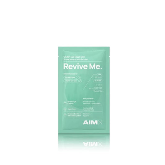 AIMX drėkinanti lakštinė paakių kaukė su hialuronu AIMX Revive Me (1 vnt)