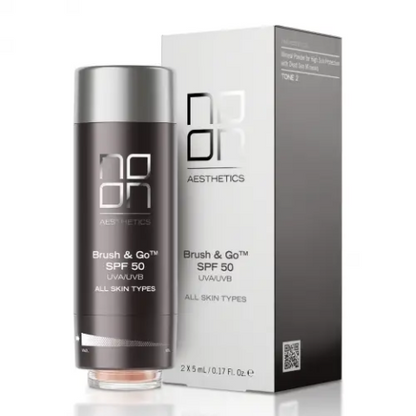 NOON BRUSH&GO MINERAL SUN PROTECTION POWDER SPF 50 visų tipų odai Tone 1