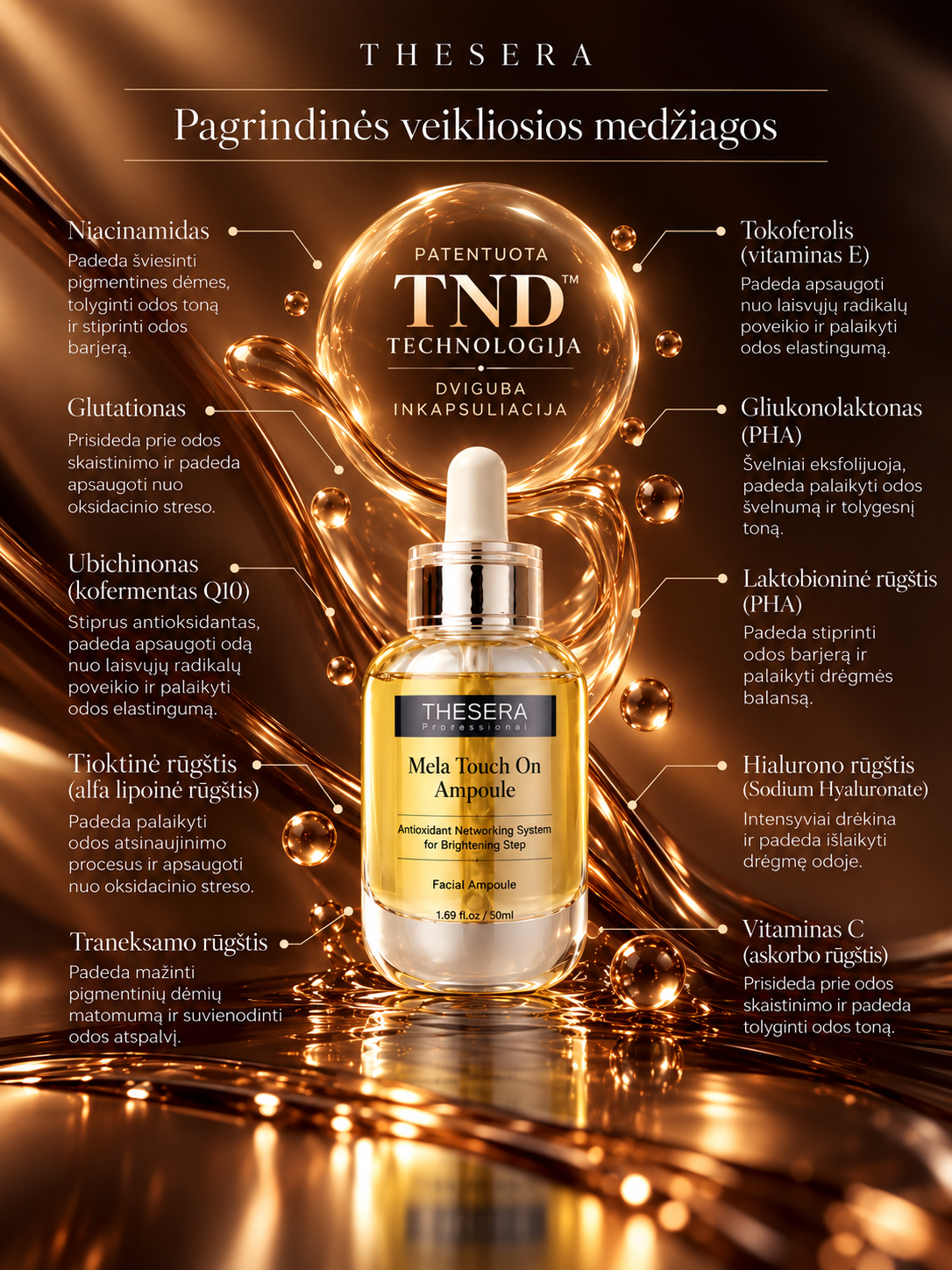THESERA MELA TOUCH ON SERUM, 50 ML