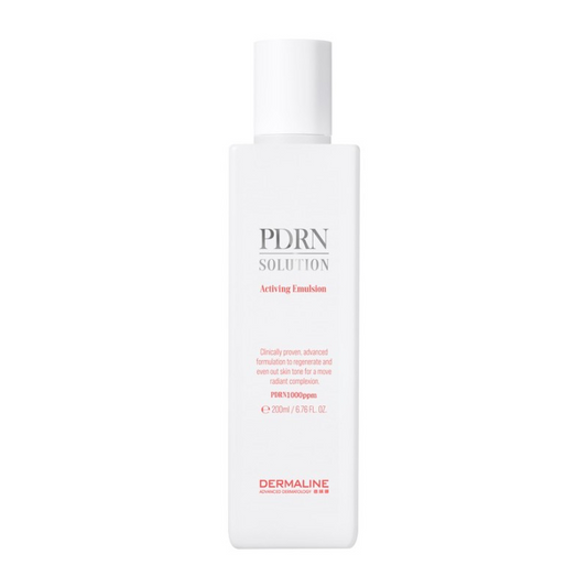 DERMALINE PDRN SOLUTION ACTIVING EMULSION Drėkinamoji ir regeneruojamoji emulsija, 200 ml
