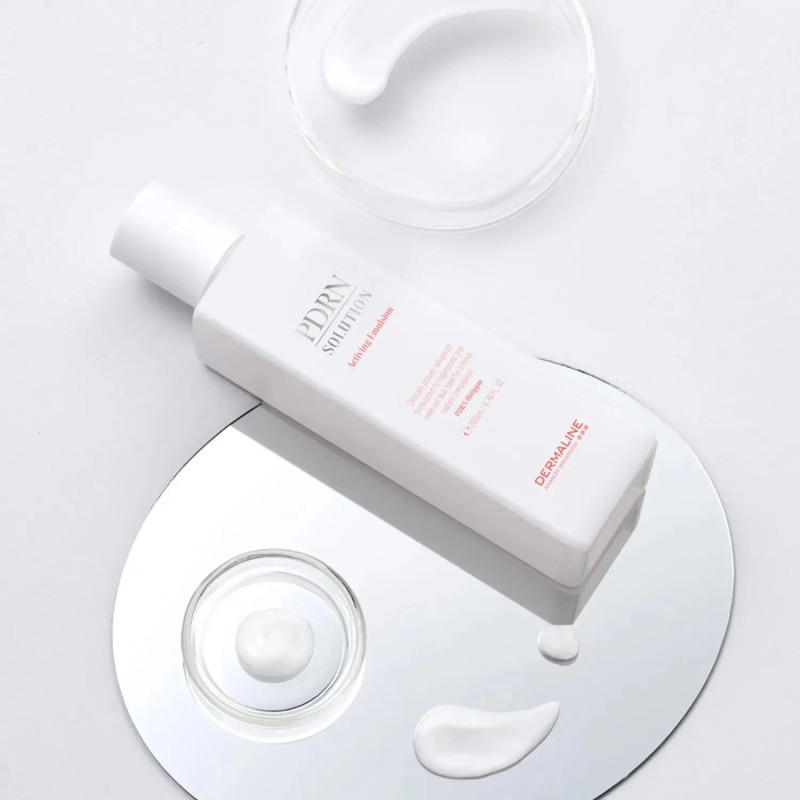 DERMALINE PDRN SOLUTION ACTIVING EMULSION Drėkinamoji ir regeneruojamoji emulsija, 200 ml