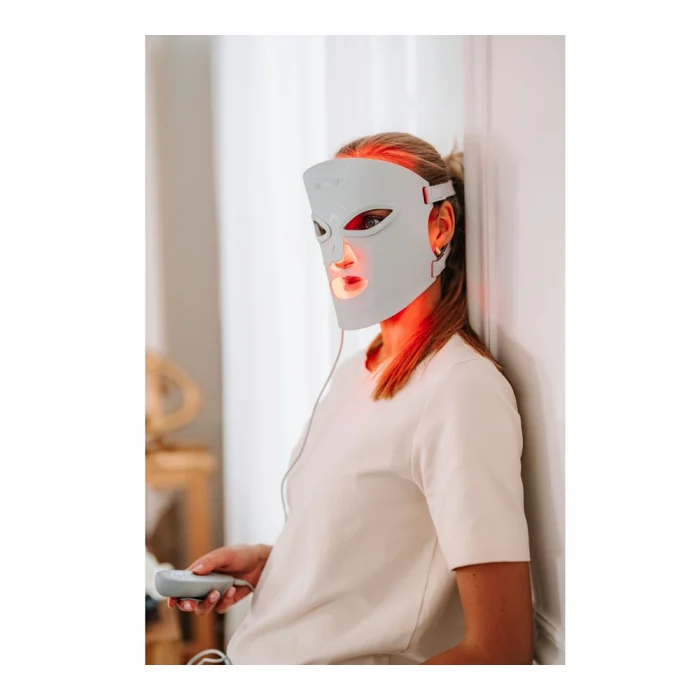 Beautifly AuraSkin Pro LED šviesos terapijos kaukė veidui