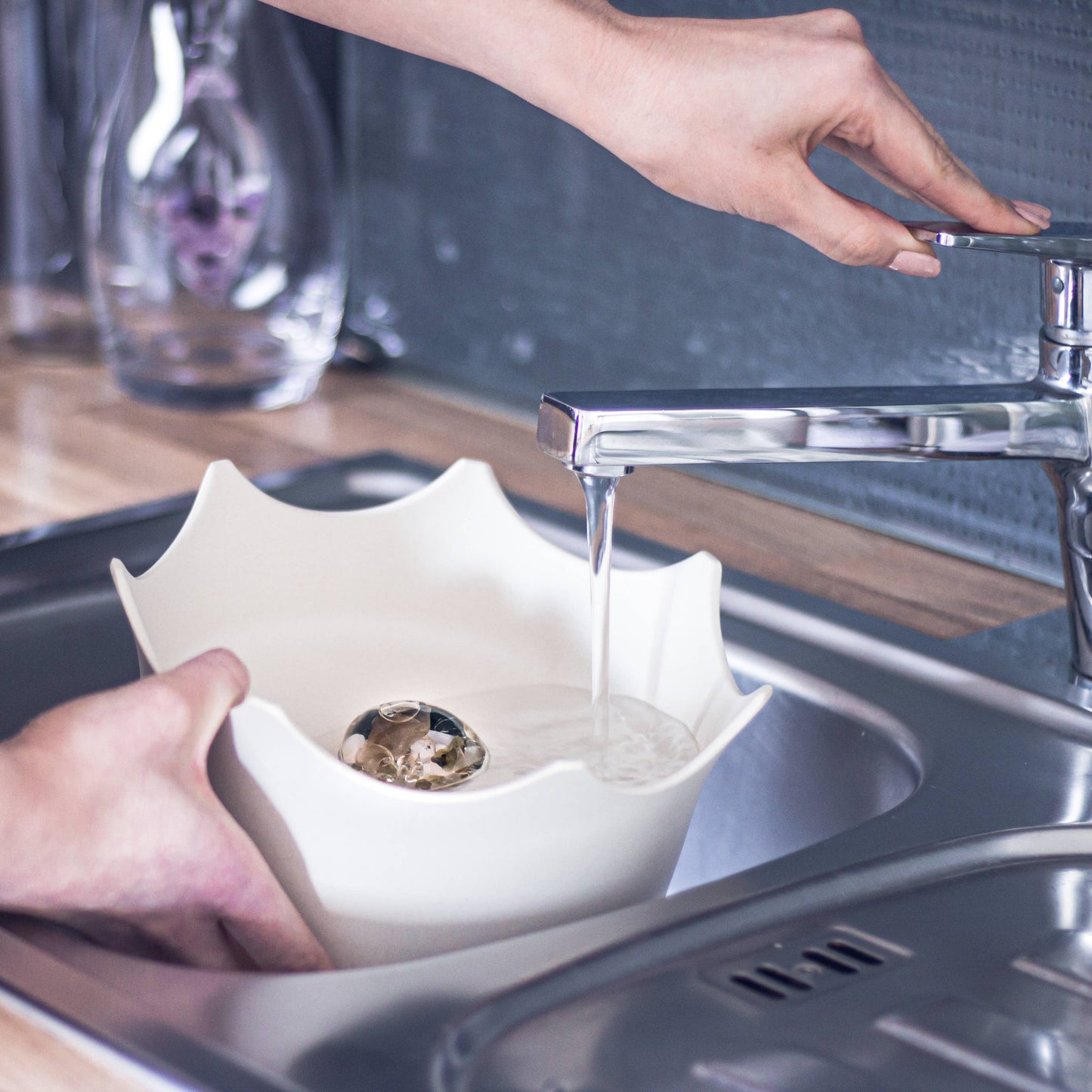 Gertuvė gyvūnams Pet Bowl CROWN JUWEL | natural white