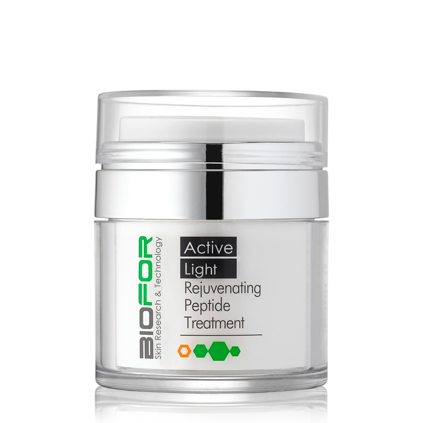 BIOFOR ACTIVE LIGHT STANGRINANTIS VEIDO KREMAS SU PEPTIDAIS, 50 ML