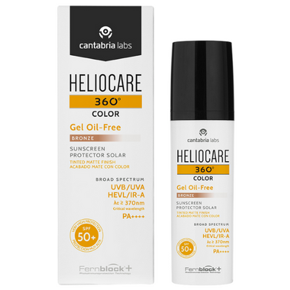 HELIOCARE 360 OIL-FREE APSAUGINIS GELIS SPF50+, 50 ML (Bronze)