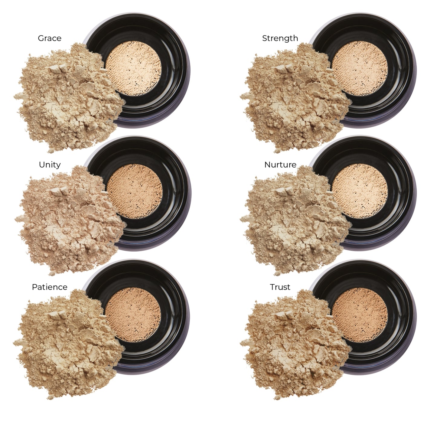 INIKA ORGANIC BIRI MINERALINĖ PUDRA SPF 25 - Grace, 8 g