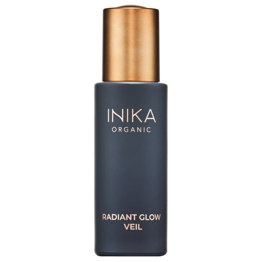 INIKA ORGANIC RADIANT GLOW VEIL ŠVYTĖJIMO SUTEIKIANTI PRIEMONĖ, 30 ml