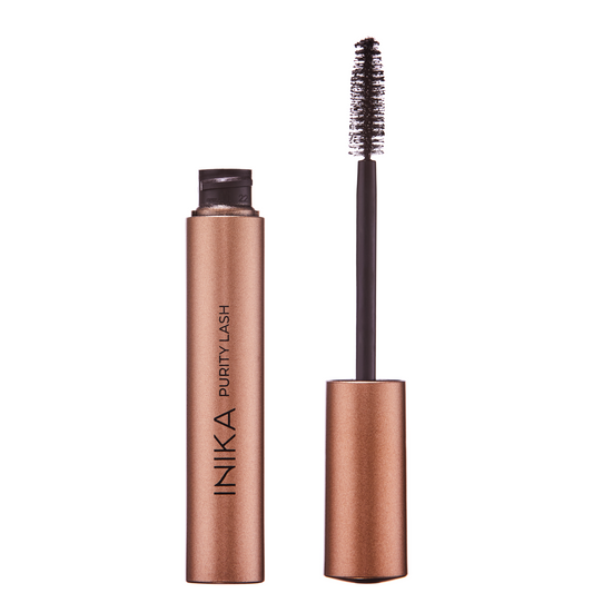 INIKA ORGANIC BLAKSTIENŲ TUŠAS JAUTRIOMS AKIMS - Black, 8.5 ml