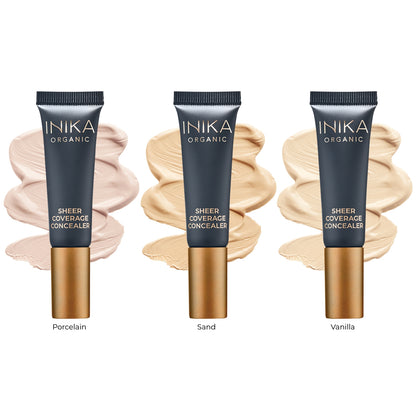 INIKA SERTIFIKUOTA ORGANIŠKA LENGVO MASKAVIMO PRIEMONĖ - Sand, 10ml