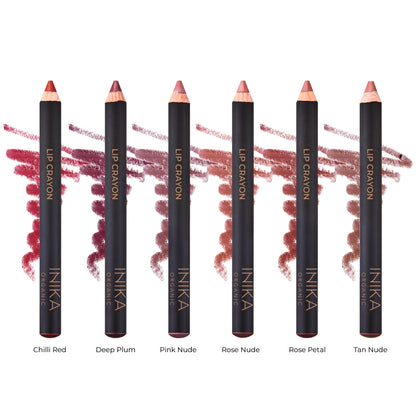 INIKA ORGANIC LŪPŲ KREIDELĖ - Rose Nude, 3 g