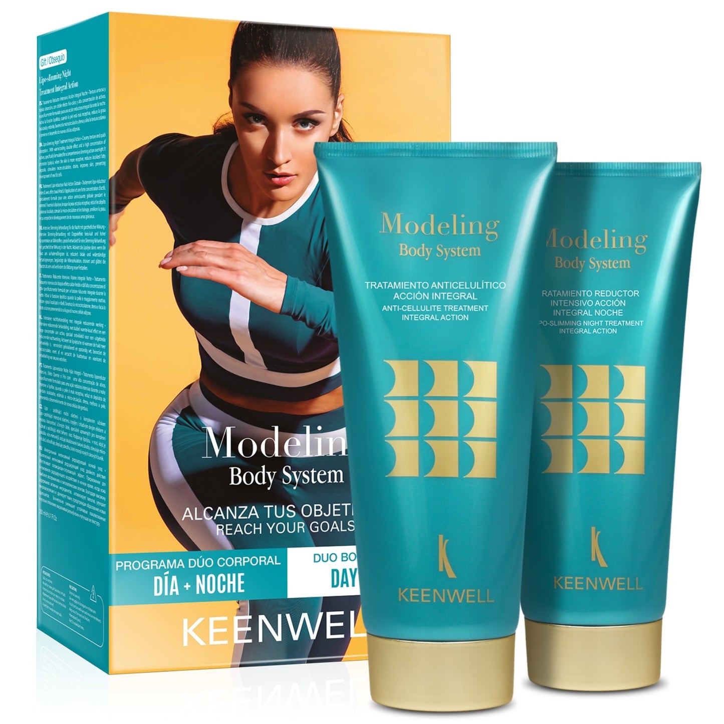 KEENWELL MODELING BODY SYSTEM PACK NR. 1 RINKINYS SU ANTICELIULITINEMIS PRIEMONEMIS