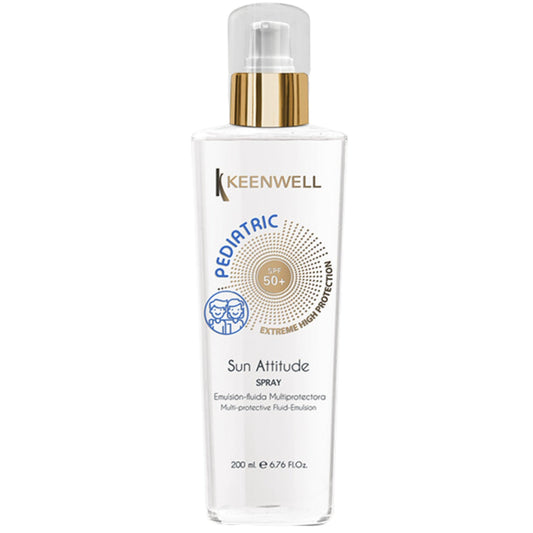 KEENWELL SUN ATTITUDE FLUIDAS NUO SAULES VAIKAMS SPF50, 200 ml
