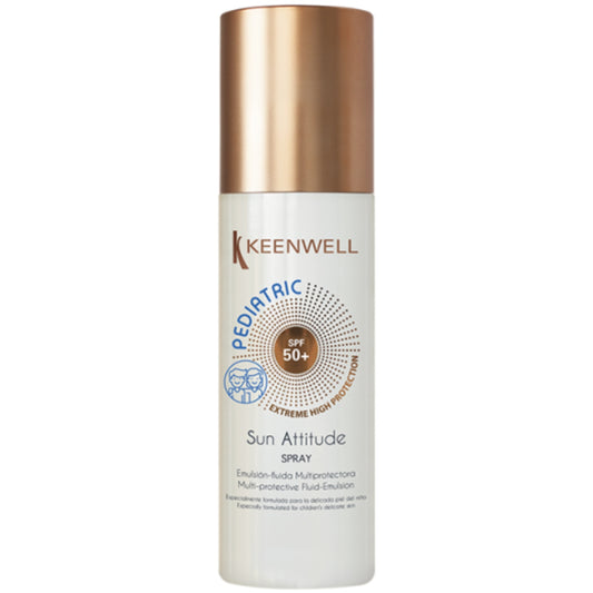 KEENWELL SUN ATTITUDE PEDIATRIC  APSAUGINIS FLUIDAS NUO SAULĖS VAIKAMS SPF50+, 150 ml