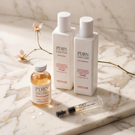 Dermaline rinkinys - Toneris/Emulsija/Serumas +DOVANA 🎁