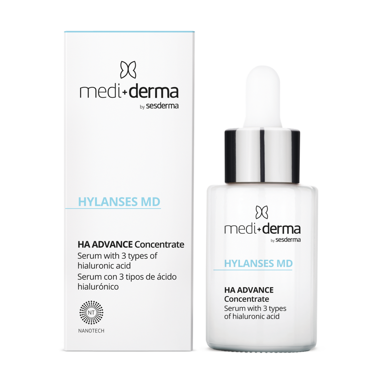 MEDIDERMA HOMECARE HA ADVANCE DRĖKINANTIS SERUMAS, 30 ML