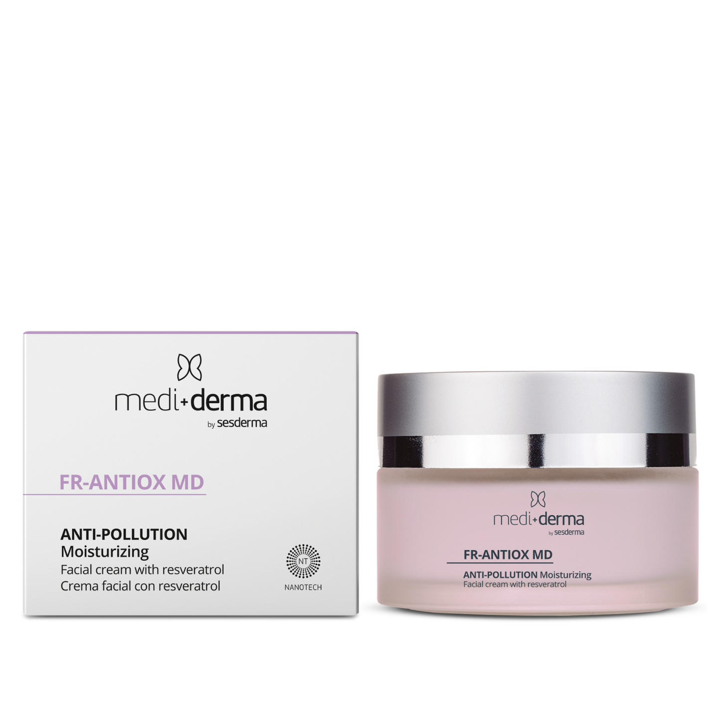 MEDIDERMA HOMECARE ANTI-POLLUTION VEIDO KREMAS SU ANTIOKSIDANTAIS, 50 ML
