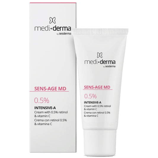 MEDIDERMA HOMECARE INTENSIVE-A NAKTINIS VEIDO KREMAS SU 0,5% RETINOLIU, 30 ML