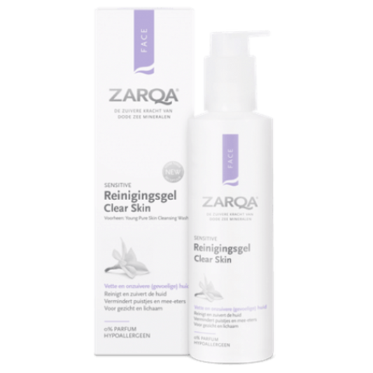 ZARQA CLEAR SKIN PRAUSIKLIS Į AKNĘ LINKUSIAI ODAI, 200 ml